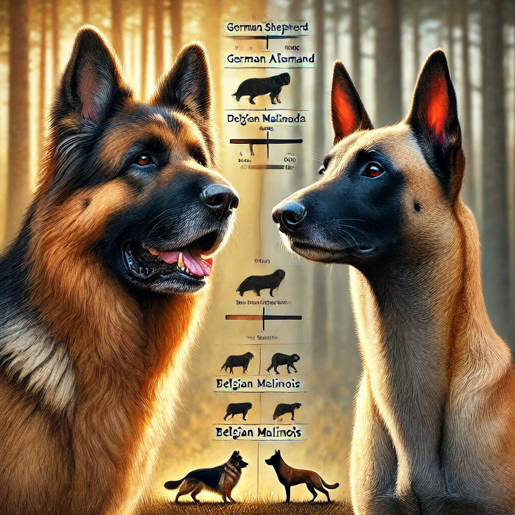 Berger Allemand vs Malinois : Comparaison, Différences et Similitudes